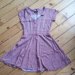 Atmosphere Dusty Pink Polka Dot Dress, S